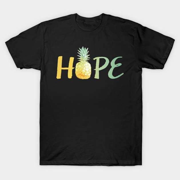 Hope Pineapple T-Shirt by Pink and Blues